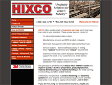 Tablet Screenshot of hixco.biz